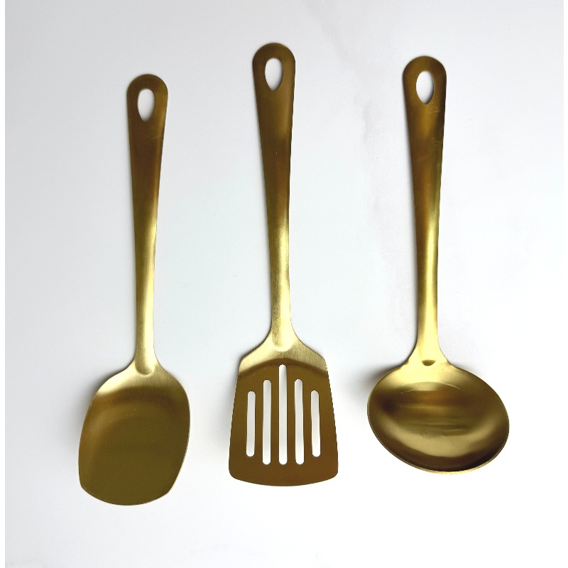 Gouden kookgerei, titanium gou - Kitchen Gadgets Gold recensie en prijs